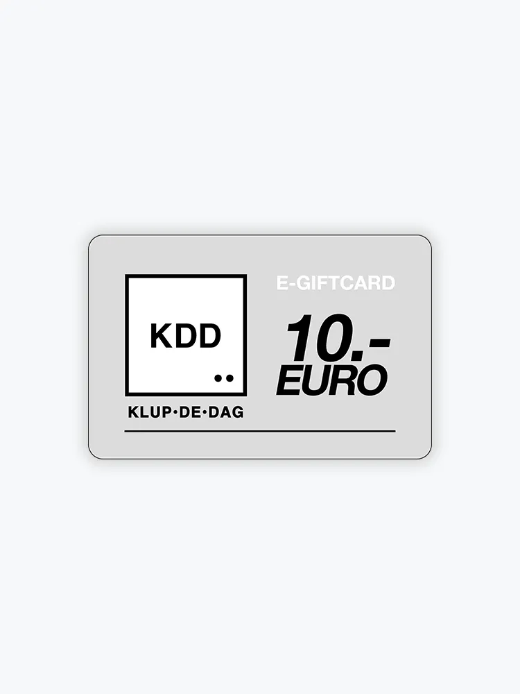 Klup De Dag KLUP DE DAG - Fysieke Giftcard 10 euro - Accessoires - Unisex Multi Goodies