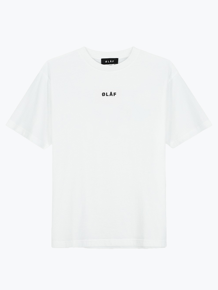 OLAF Olaf - Block Tee Wit - T-Shirts - Heren Wit T-Shirts