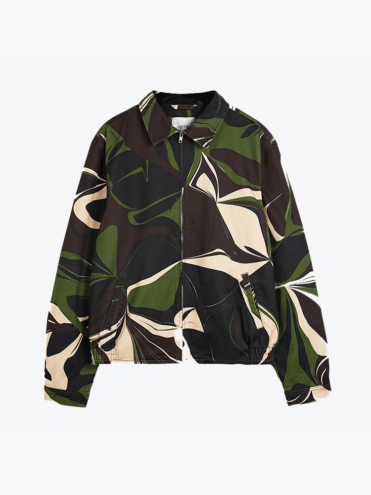 Arte Antwerp Arte Antwerp - Camo All Over Print Jacket Camo - Jassen - Heren Groen Jassen