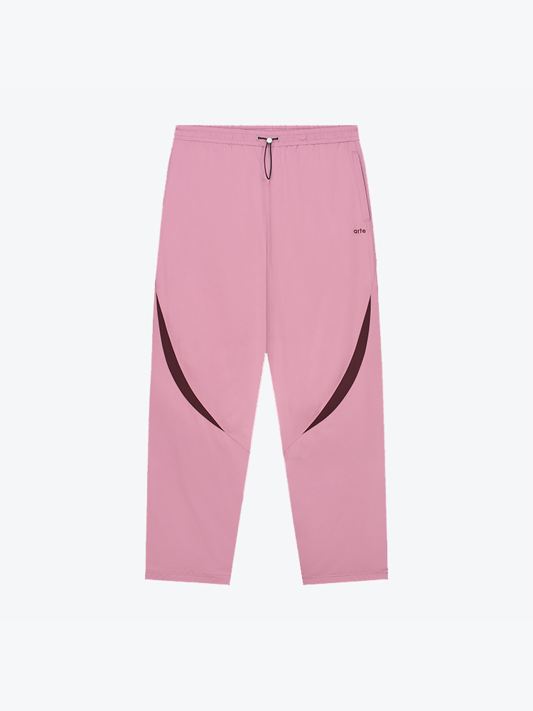 Arte Antwerp Arte Antwerp - Contract Cut Track Pants Pink - Broeken - Heren Roze Broeken