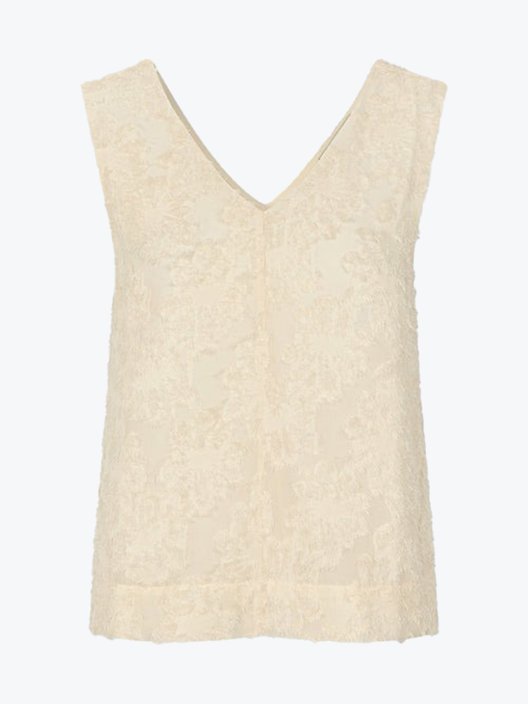 Modström Modstrom - IvyMD Top Summer Sand - T-Shirts - Dames Beige T-Shirts