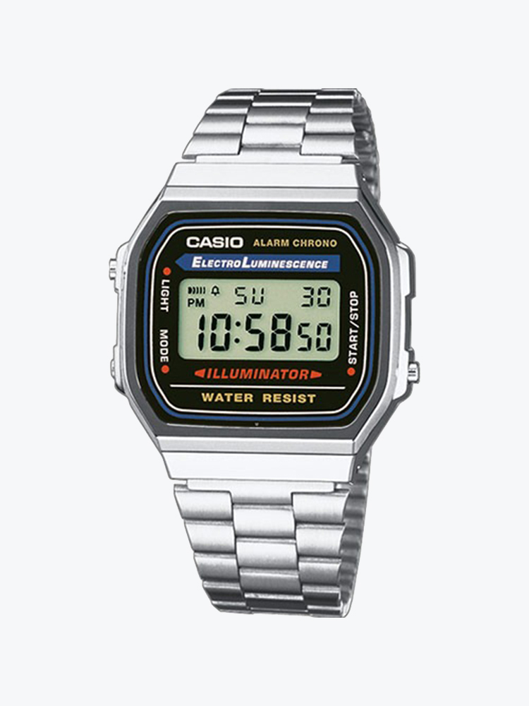 Casio Casio - A168WA-1YES Zilver - Horloges - Unisex Zilver Horloges