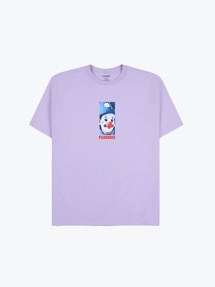 Pleasures Pleasures - Clown T-Shirt Orchid - T-Shirts - Heren Roze T-Shirts