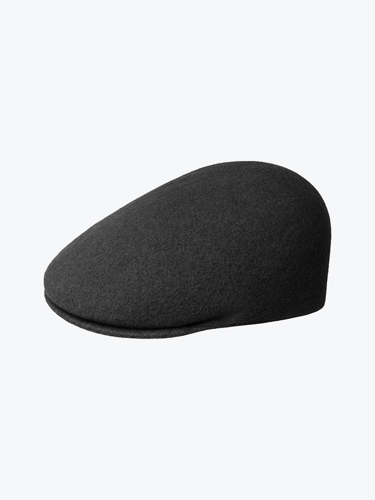 Kangol Kangol - Seamless Wool 507 Black - Accessoires - Unisex Zwart Petten