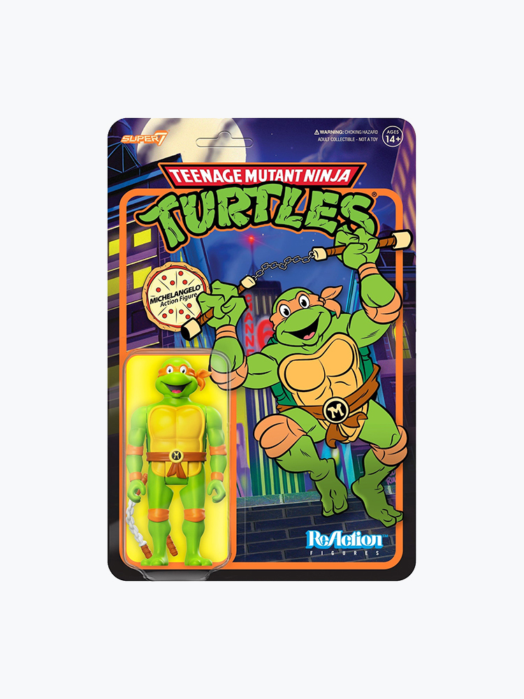 Super7 Super7 - Teenage Mutant Ninja Turtles Reaction Wave 7 - Michelangelo Toon Multi - Accessoires - Unisex Multi Goodies