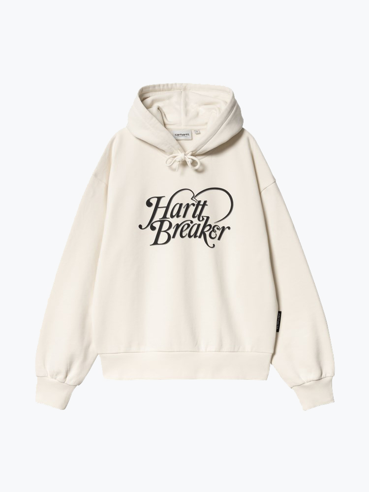Carhartt WIP Carhartt WIP - W' Hooded Harttbreaker Sweat Wax - Truien - Dames Beige Truien