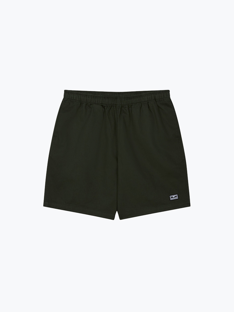Obey Obey - Easy relaxed twill short Duffle bag - Shorts - Heren Beige Shorts