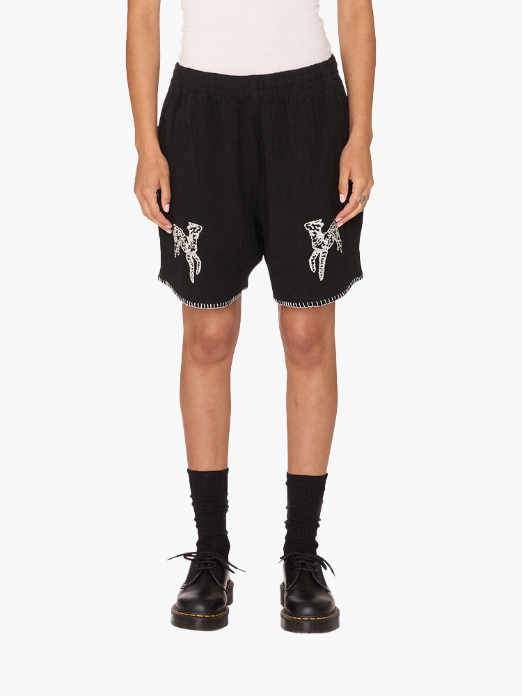 Obey Obey - Ritual short Digital black - Shorts - Dames Zwart Shorts