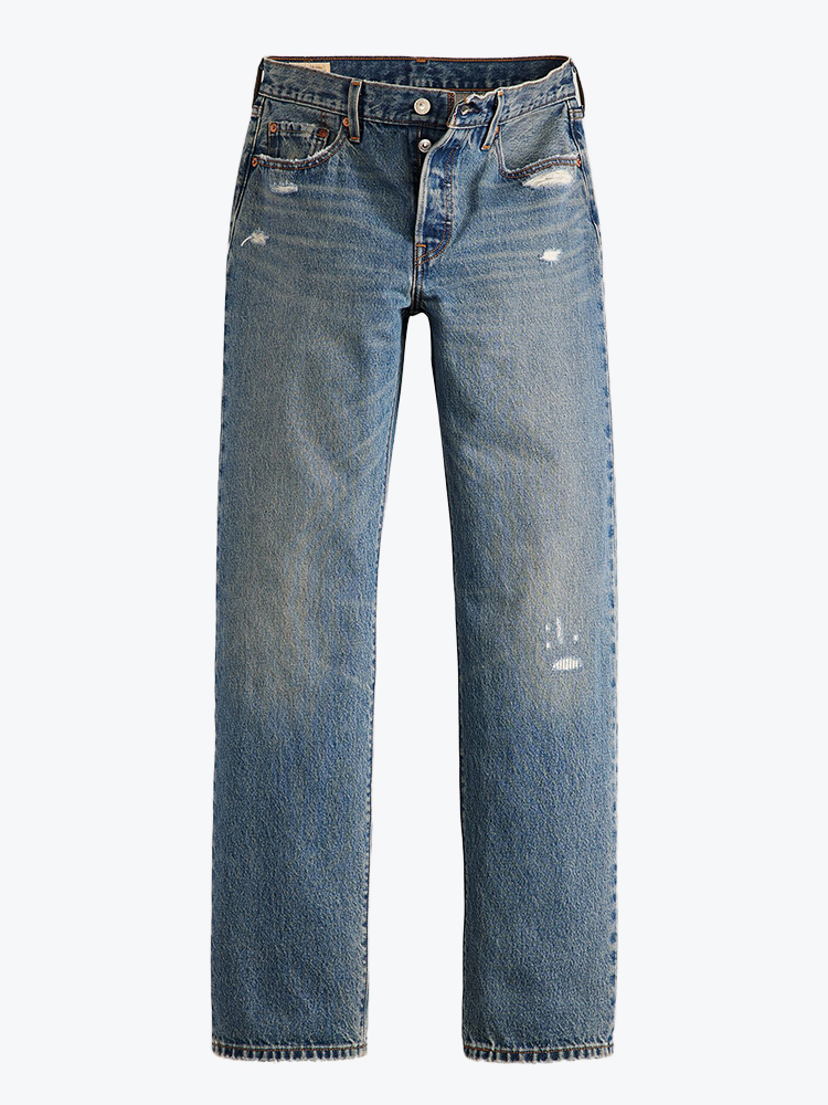 Levi's Levi's - 501® '90S Verified Vintage Med Indigo - Worn In - Jeans - Dames Blauw Jeans