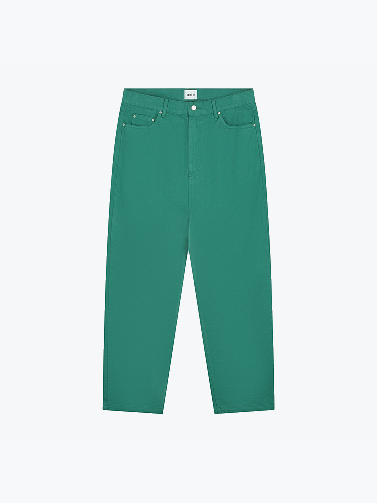 Arte Antwerp Arte Antwerp - Back Bird Pants Green - Broeken - Heren Groen Broeken