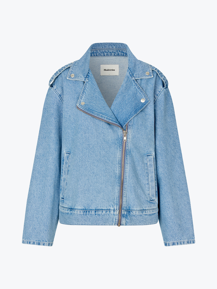 Modström Modstrom - IbenMD jacket 80s Blue Wash - Jassen - Dames Blauw Jassen
