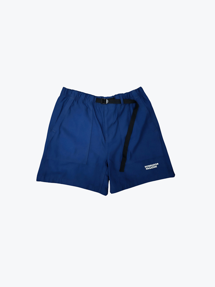 Nowadays Magazine Nowadays Magazine - NM Logo Shorts Blue - Shorts - Heren Blauw Shorts