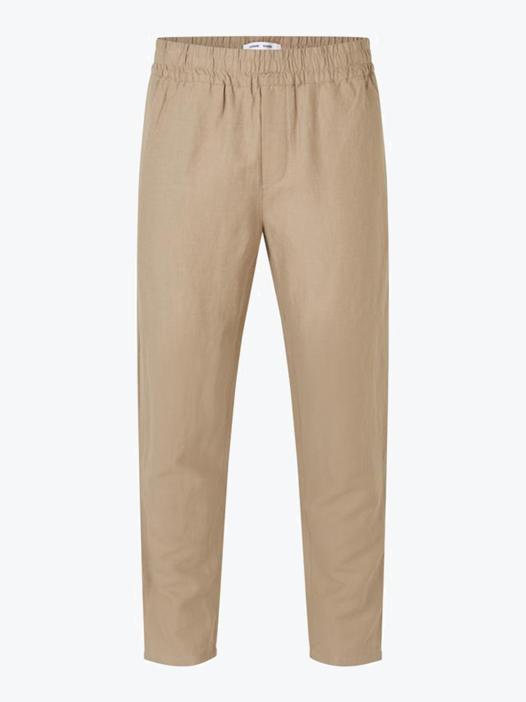 Samsoe Samsoe Samsoe Samsoe - Smithy Trousers 12671 Greige - Broeken - Heren Grijs Broeken