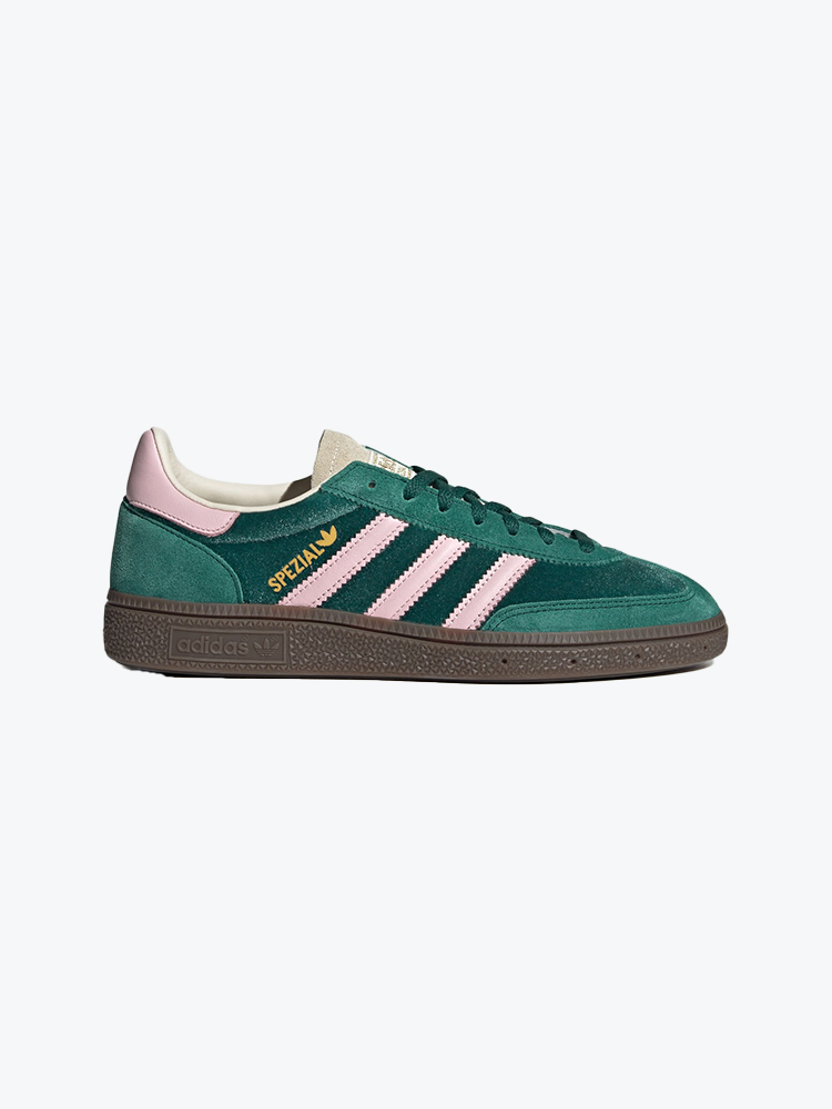 Adidas Adidas - Handball Spezial W  Cgreen/CLPink/CrewHT Cgreen/CLPink/CrewHT - Schoenen - Unisex Groen Schoenen