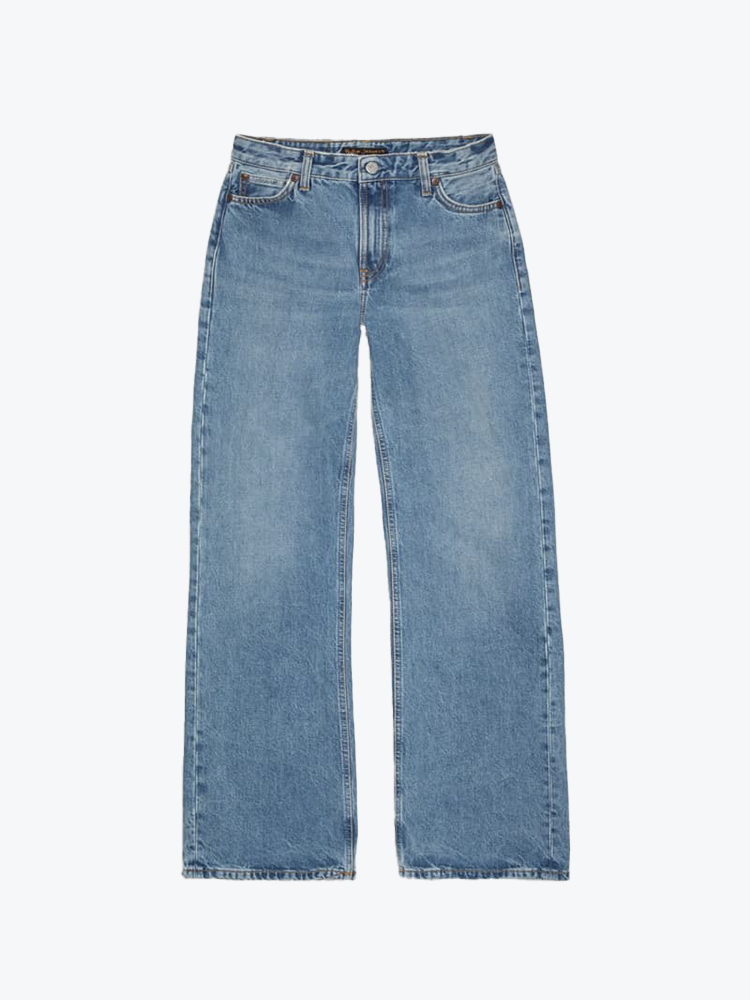 Nudie Jeans Nudie Jeans - Wide Heidi Worn Treasure Light Blue - Jeans - Dames Blauw Jeans