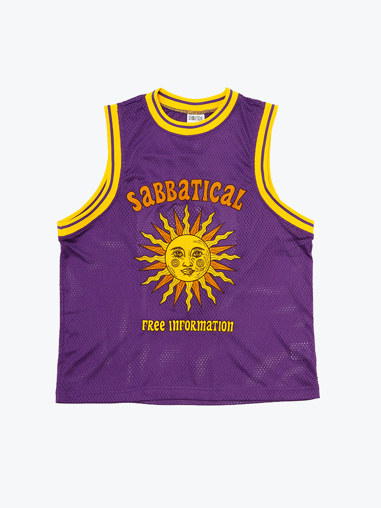 Sabbatical Sabbatical - Free Information Jersey Purple Rain - Truien - Heren Paars Truien