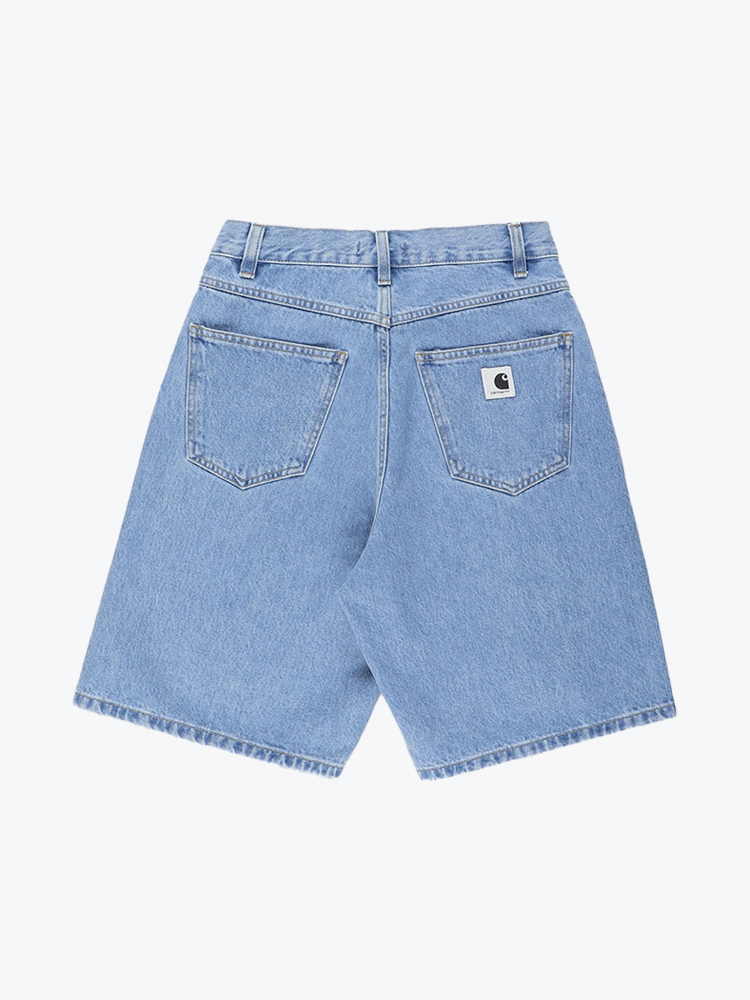 Carhartt WIP Carhartt WIP - W' Brandon Short Blue Stone Bleached - Shorts - Dames Blauw Shorts