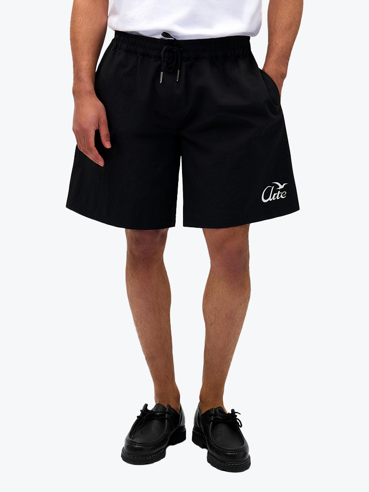 Arte Antwerp Arte Antwerp - Birds Logo Shorts Black - Shorts - Heren Zwart Shorts