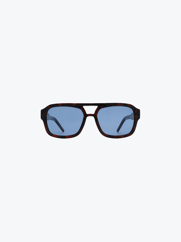 A.Kjaerbede A.Kjaerbede - Kaya Demi Tortoise (Blue Lens) - Accessoires - Heren Multi Zonnebrillen
