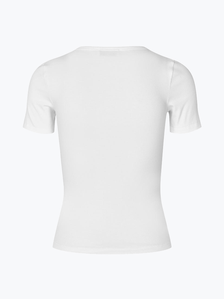 Modström Modstrom - Igormd short t-shirt Off White - T-shirts - Dames Wit T-Shirts
