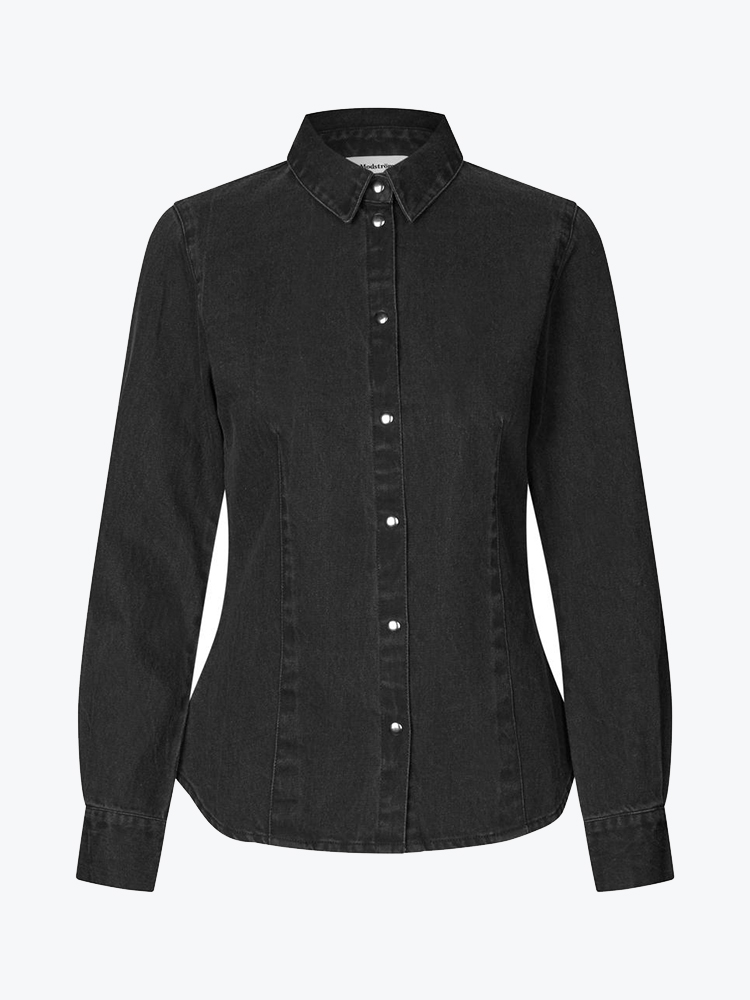 Modström Modstrom - Minnimd shirt Vintage Grey - Blouses - Dames Grijs Blouses