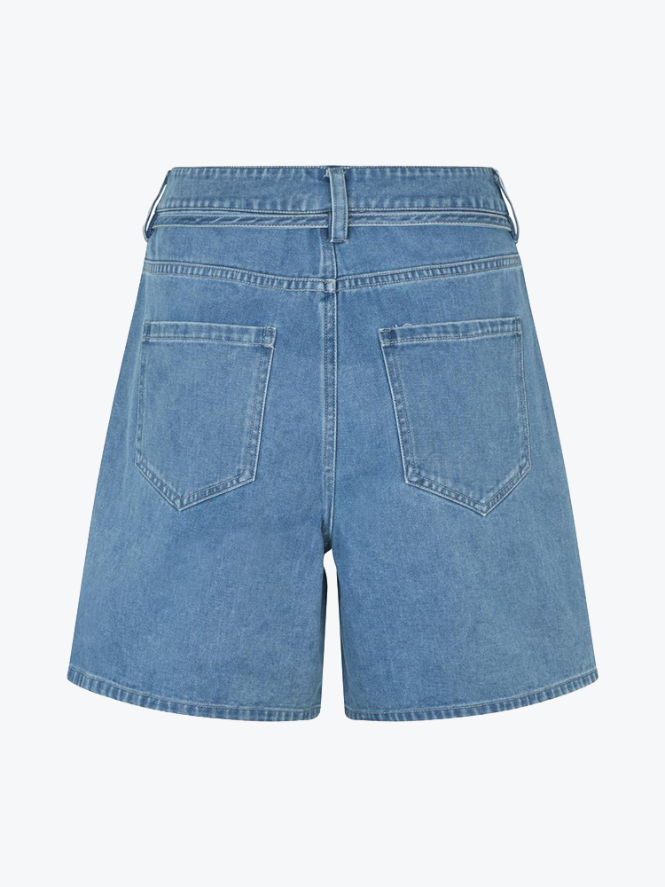 Modström Modstrom - Naomamd solid shorts Vintage Blue - Shorts - Dames Blauw Shorts