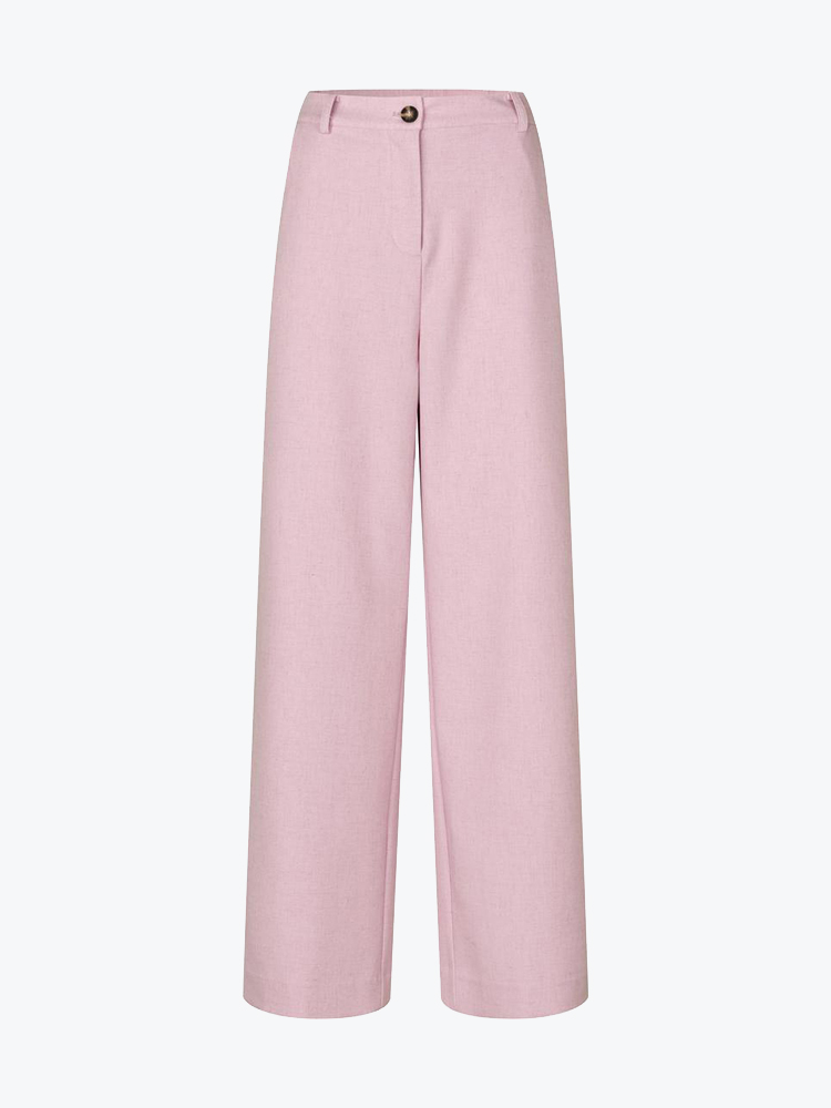 Modström Modstrom - Sophiemd pants Pink melange - Broeken - Dames Roze Broeken