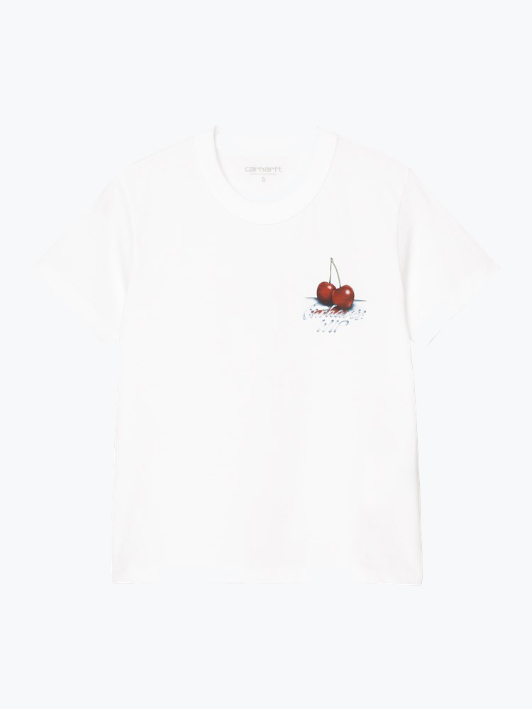 Carhartt WIP Carhartt WIP - W' S/S Jake Garcia T-Shirt Wit - T-Shirts - Dames Wit T-Shirts