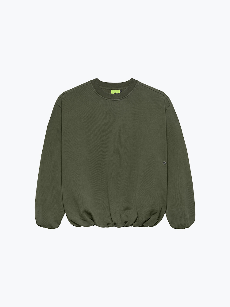 New Amsterdam Surf Association New Amsterdam Surf Association - Inflatable Crewneck Olive - Truien - Heren Groen Truien