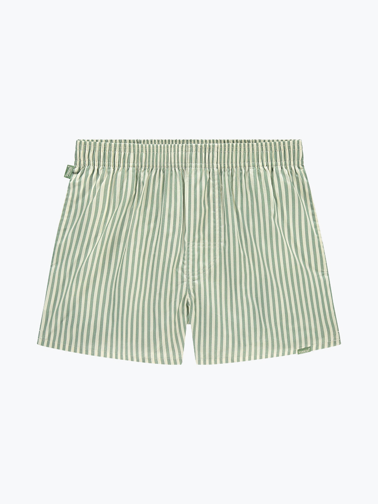 Pockies Pockies - Green Striped Green - Onderbroeken - Heren Groen Onderbroeken