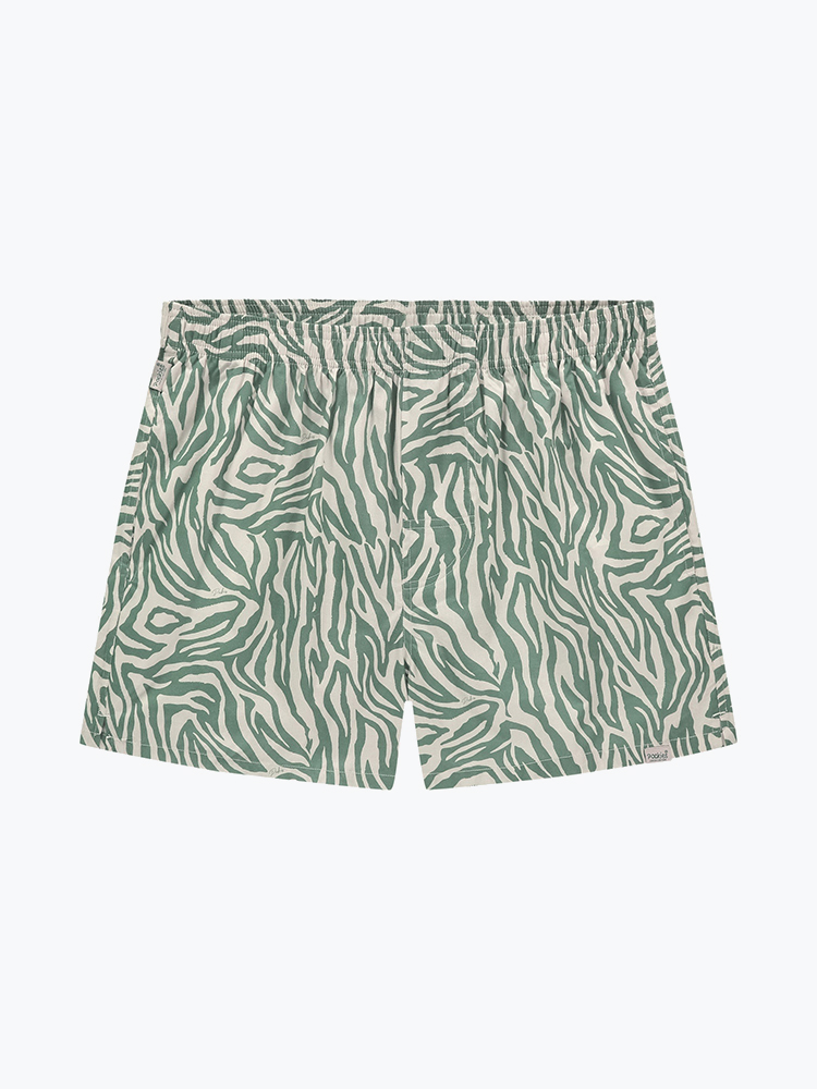 Pockies Pockies - Green Zebra Green - Onderbroeken - Heren Groen Onderbroeken
