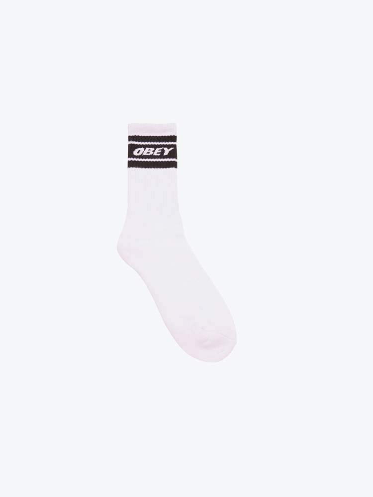 Obey Obey - Cooper II Socks White / black - Sokken - Unisex Wit Sokken