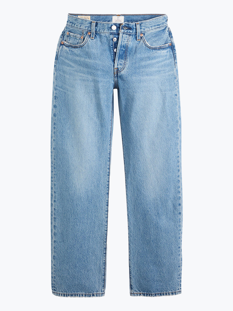 Levi's Levi's - 501® '90S In Love With You Med Indigo - Jeans - Dames Blauw Jeans