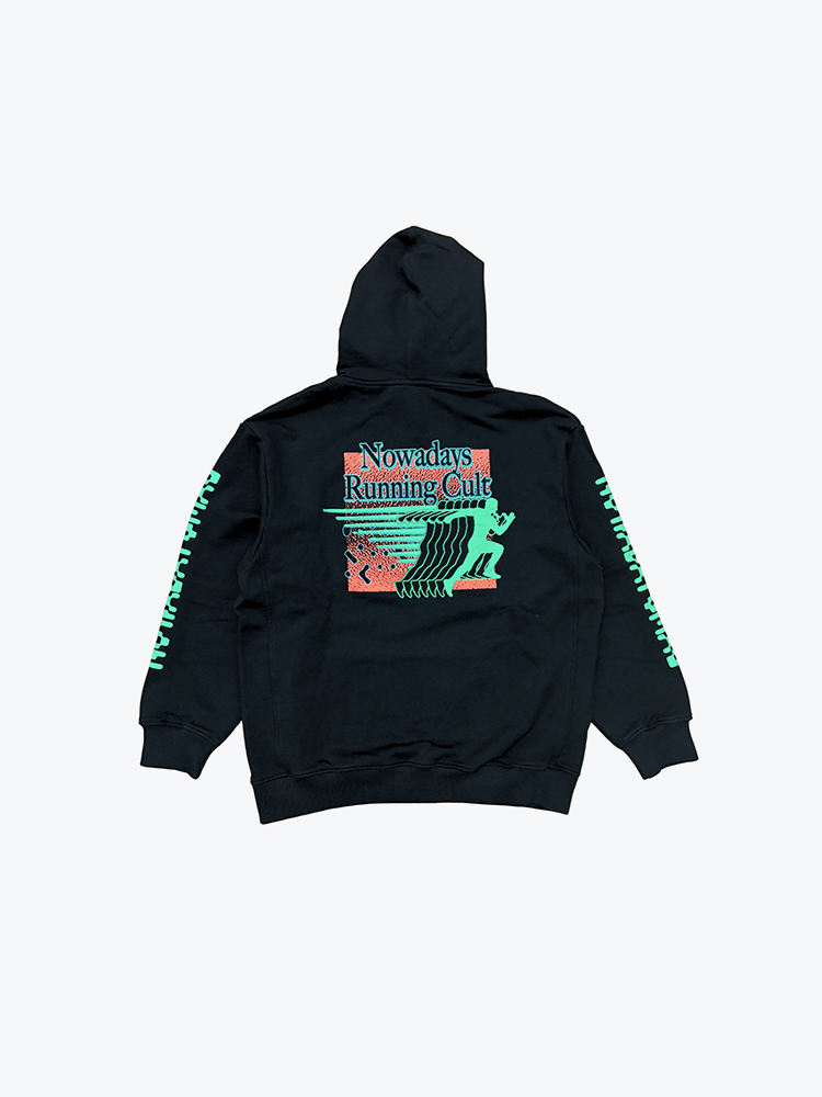 Nowadays Magazine Nowadays Magazine - Running Cult Hoodie Black - Truien - Heren Zwart Truien