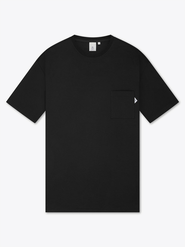 Law Of The Sea Law Of The Sea - Koltur Heavy Jersey Iconic T-Shirt Black - T-Shirts - Heren Zwart T-Shirts