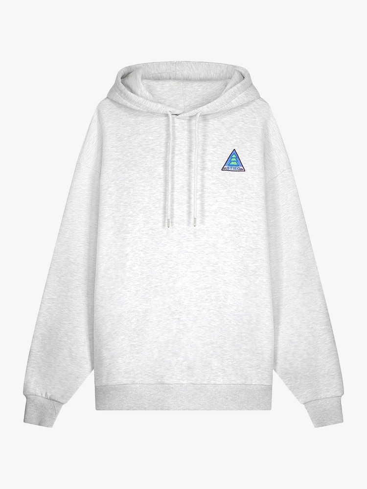 Stieglitz Stieglitz - Cisco Hoodie Melange grey - Truien - Dames Grijs Truien