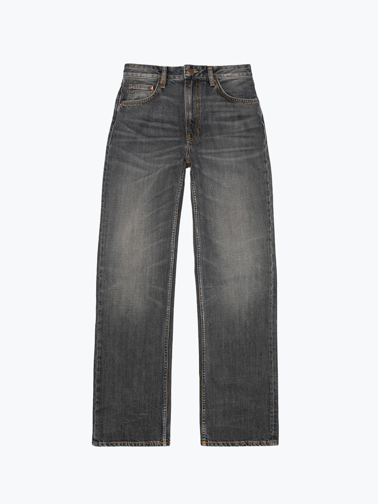 Nudie Jeans Nudie Jeans - Clean Eileen Grey Crosshatch Grey Crosshatch - Jeans - Dames Grijs Jeans