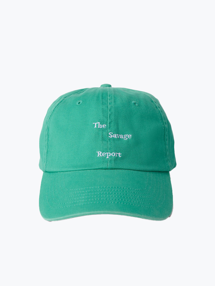 The Savage Report The Savage Report - Tsr Wave Logo Cap Light Green - Petten - Heren Groen Petten