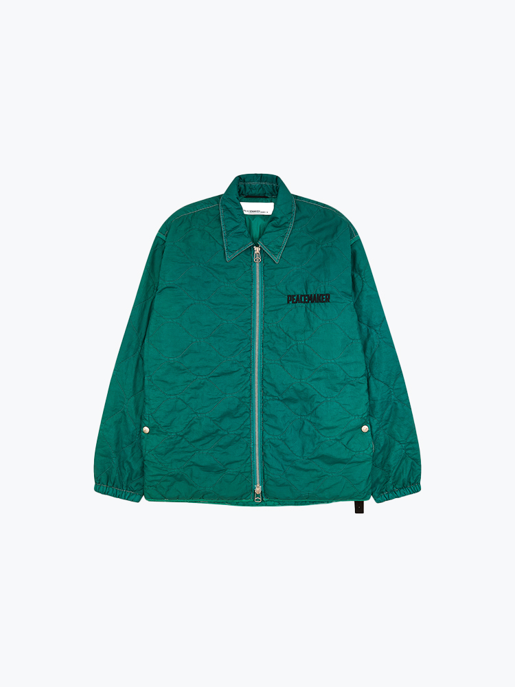 Oamc Peacemaker Oamc Peacemaker - Combat Overshirt Forest Green - Jassen - Heren Groen Jassen