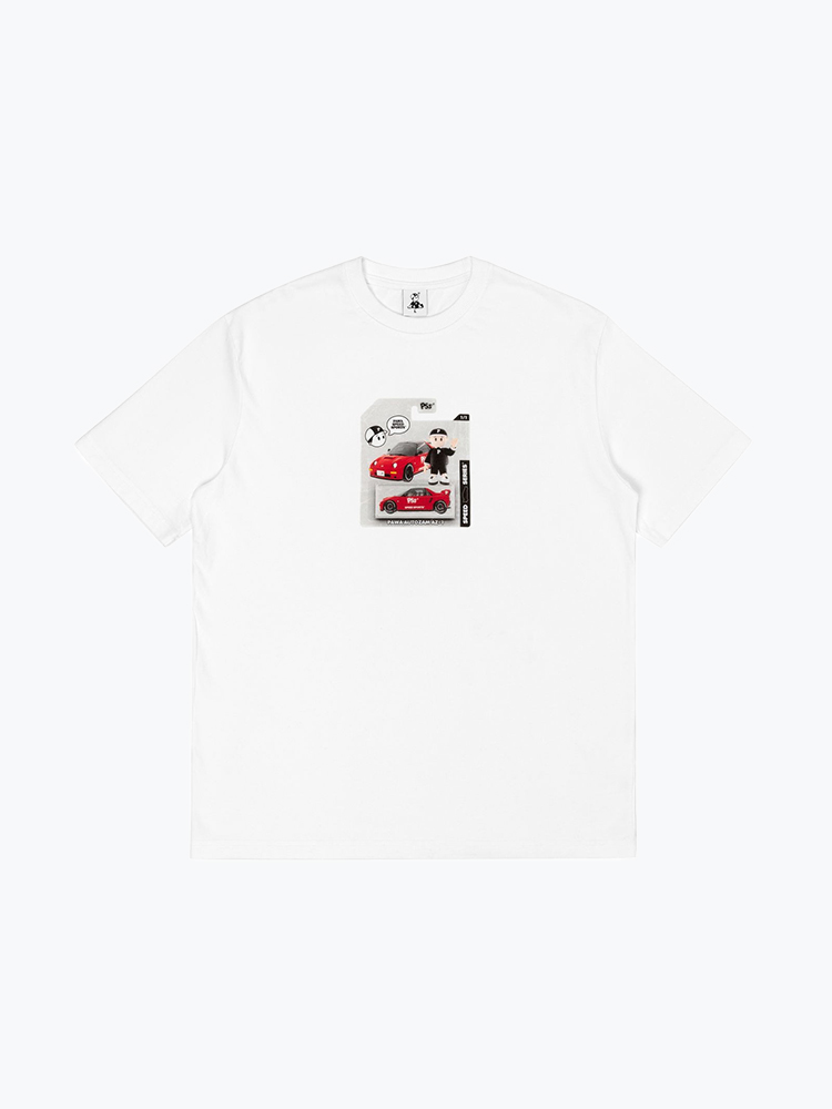 Pawa Speed Sports Pawa Speed Sports - AZ1-Toy T-Shirt White - T-Shirts - Heren Wit T-Shirts