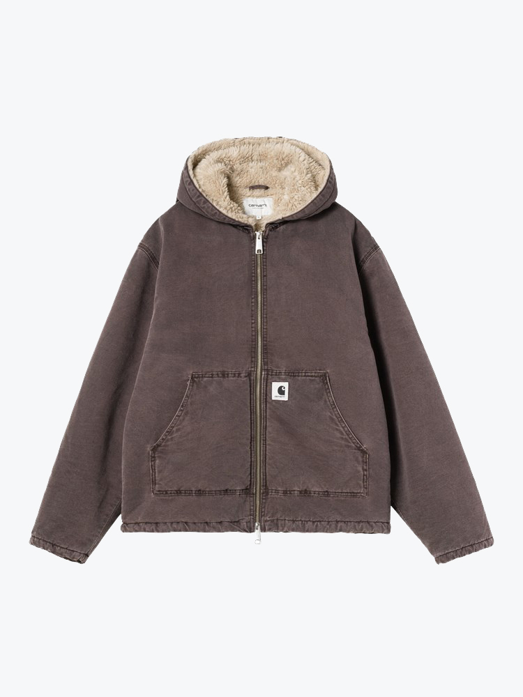 Carhartt WIP Carhartt WIP - W' Hooded Mitch Jacket Palisander - Jassen - Dames Bruin Jassen
