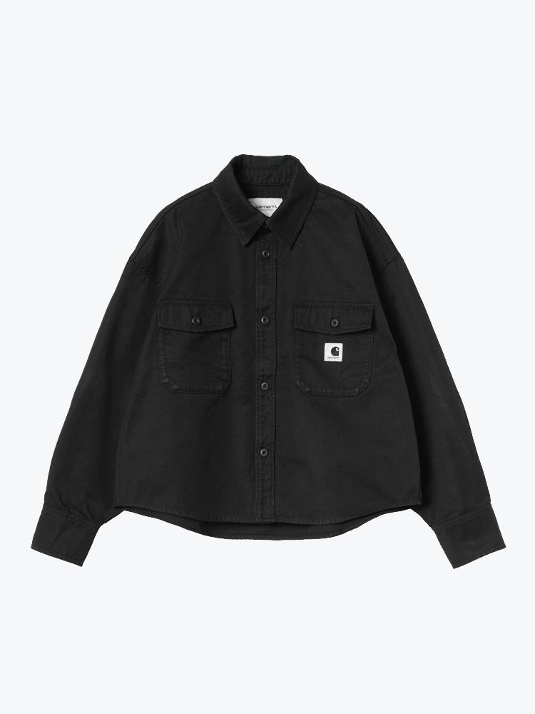 Carhartt WIP Carhartt WIP - W' Kelly Shirt Jac Black - Vesten - Dames Zwart Vesten