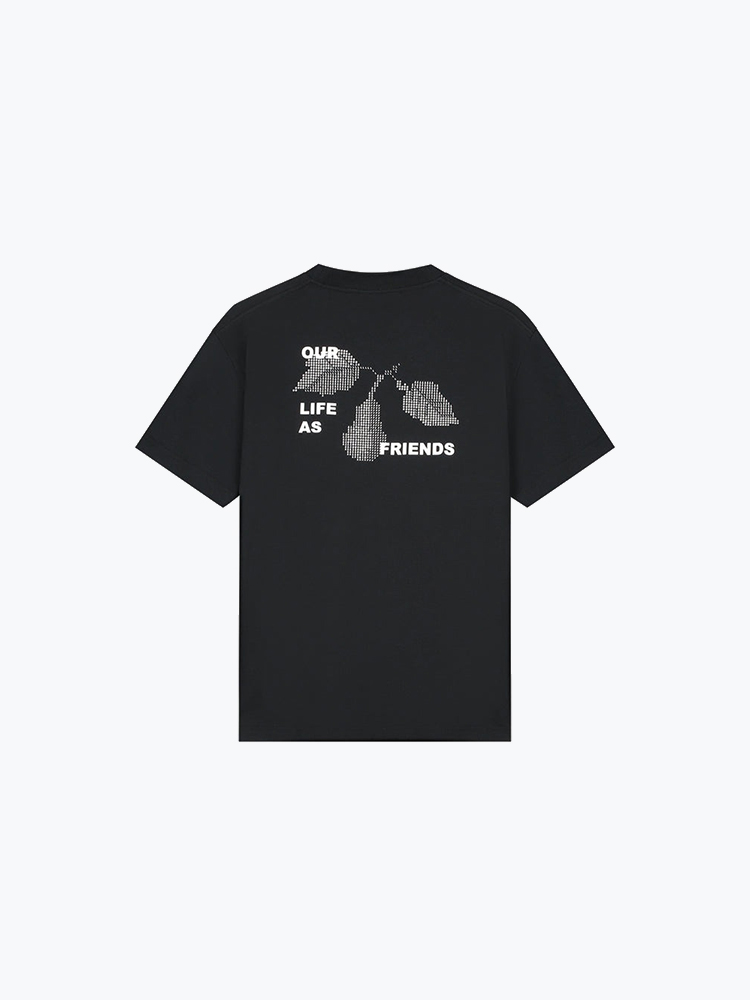 OLAF Olaf - Crafted Pear Tee Black - T-Shirts - Heren Zwart T-Shirts