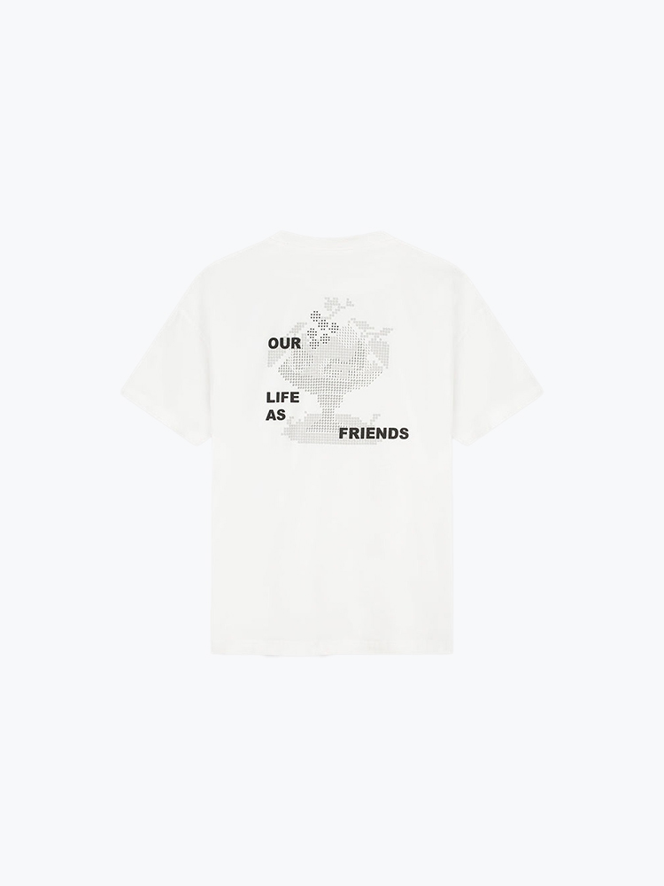 OLAF Olaf - Crafted Fruit Bowl Tee Optical White - T-Shirts - Heren Wit T-Shirts