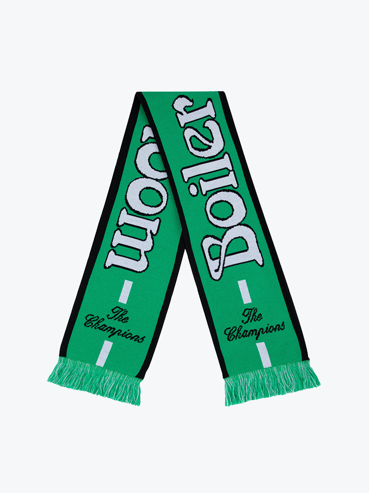 Boiler Room Boiler Room - Football Scarf Green - Sjaals - Unisex Groen Sjaals