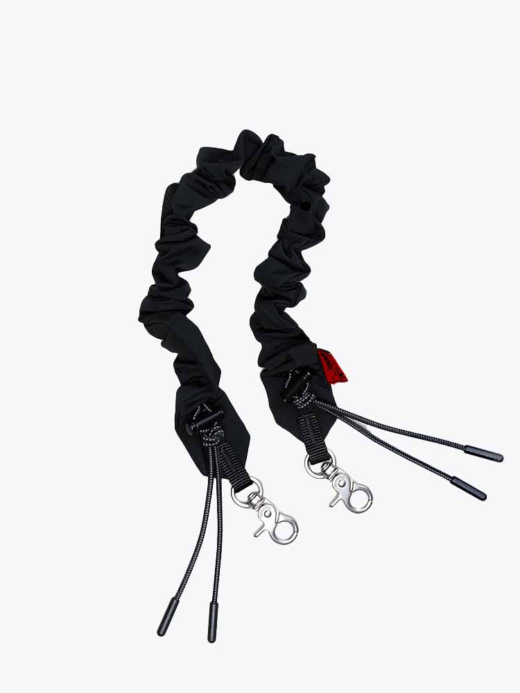Topologie Topologie - Bungee Wrist Strap Black Tech sateen Black - Goodies - Unisex Zwart Goodies
