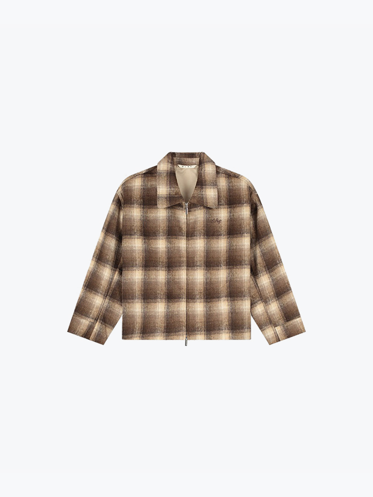 OLAF Olaf - Checked Cropped Jacket Check - Jassen - Dames Multi Jassen