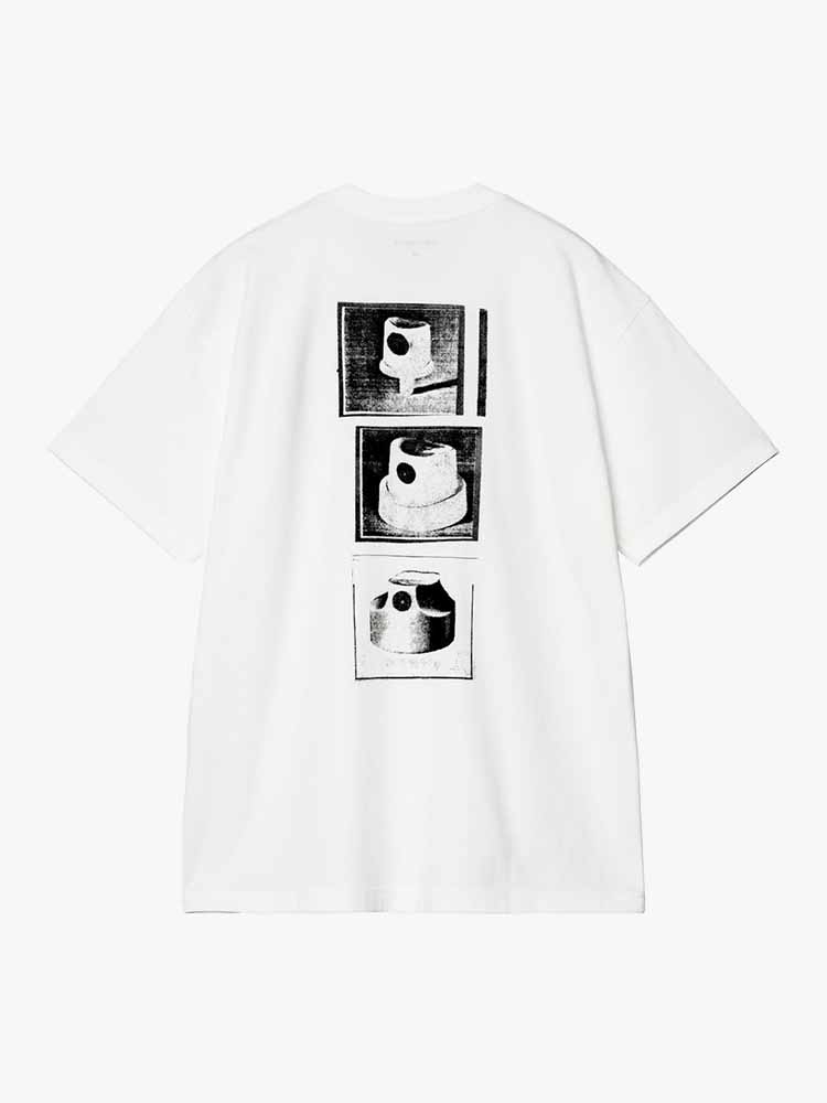 Carhartt WIP Carhartt WIP - S/S Caps T-Shirt White - T-Shirts - Heren Wit T-Shirts