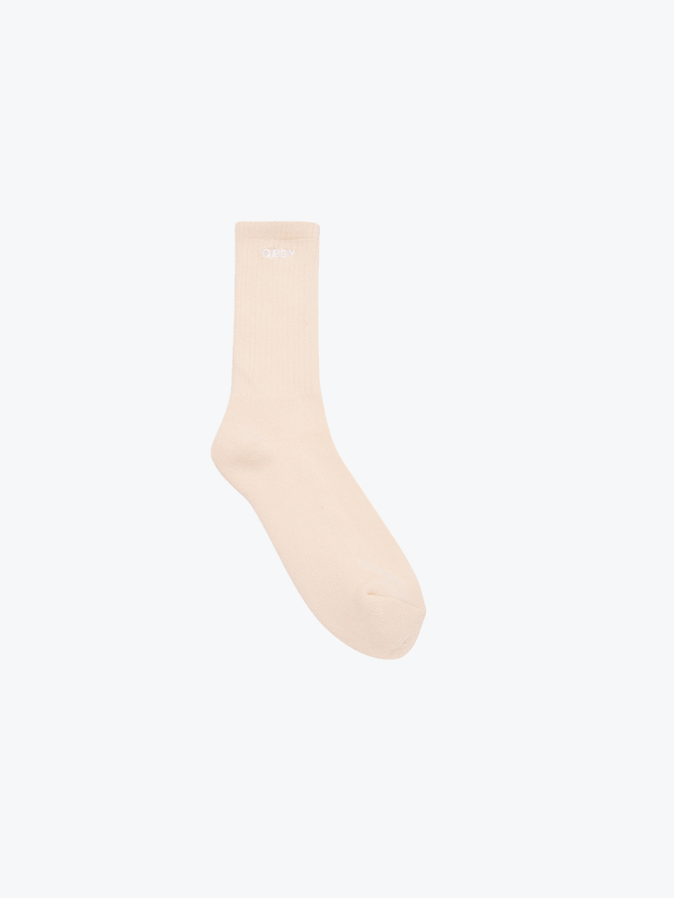 Obey Obey - Obey Bold Socks Unbleached - Sokken - Unisex Natural Sokken