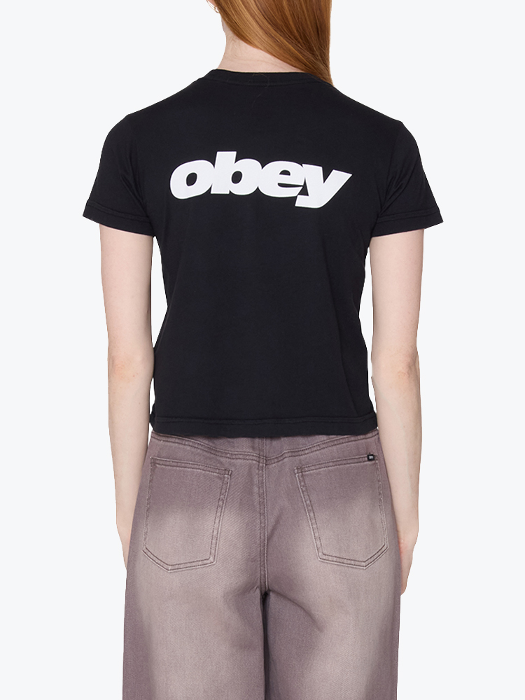 Obey Obey - Obey Speed Digital Black - T-Shirts - Dames Zwart T-shirts
